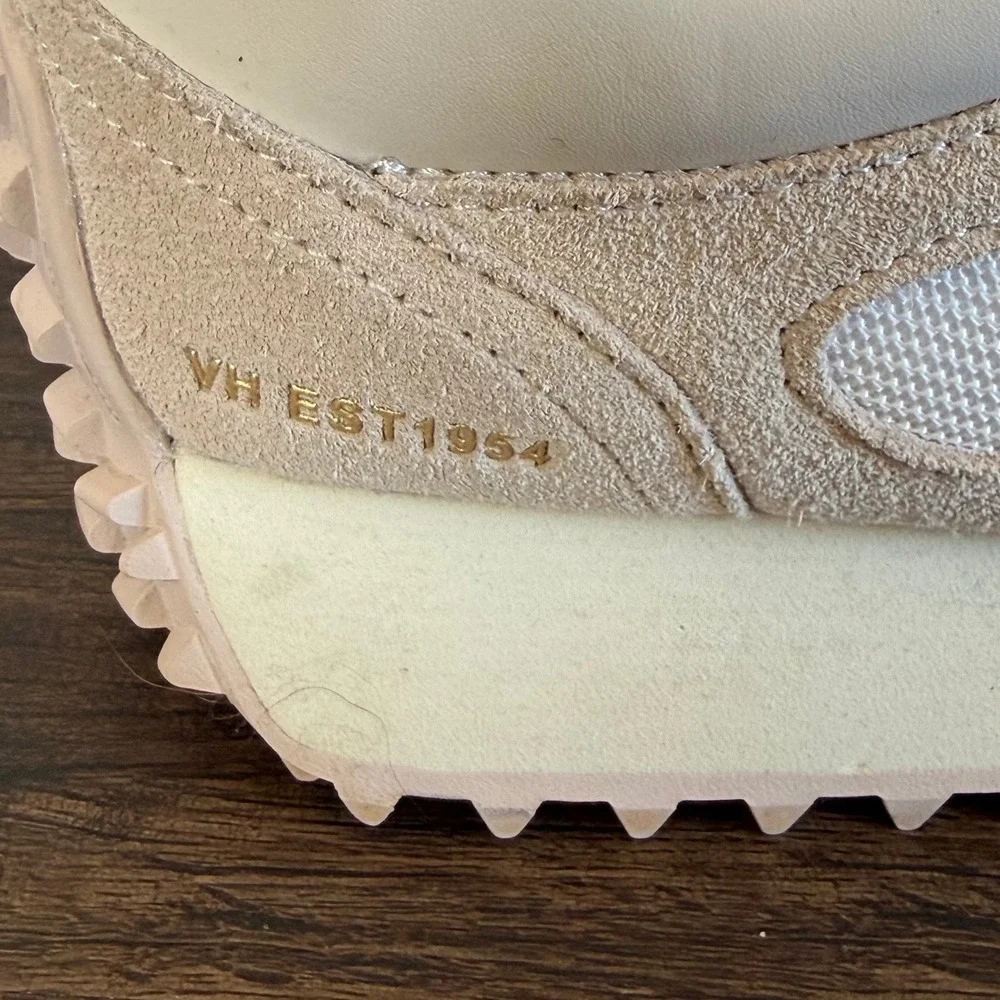 Vintage Havana VH Est 1954 Women's Cosmic 12 White Pebbled Taupe Sneakers Size 7